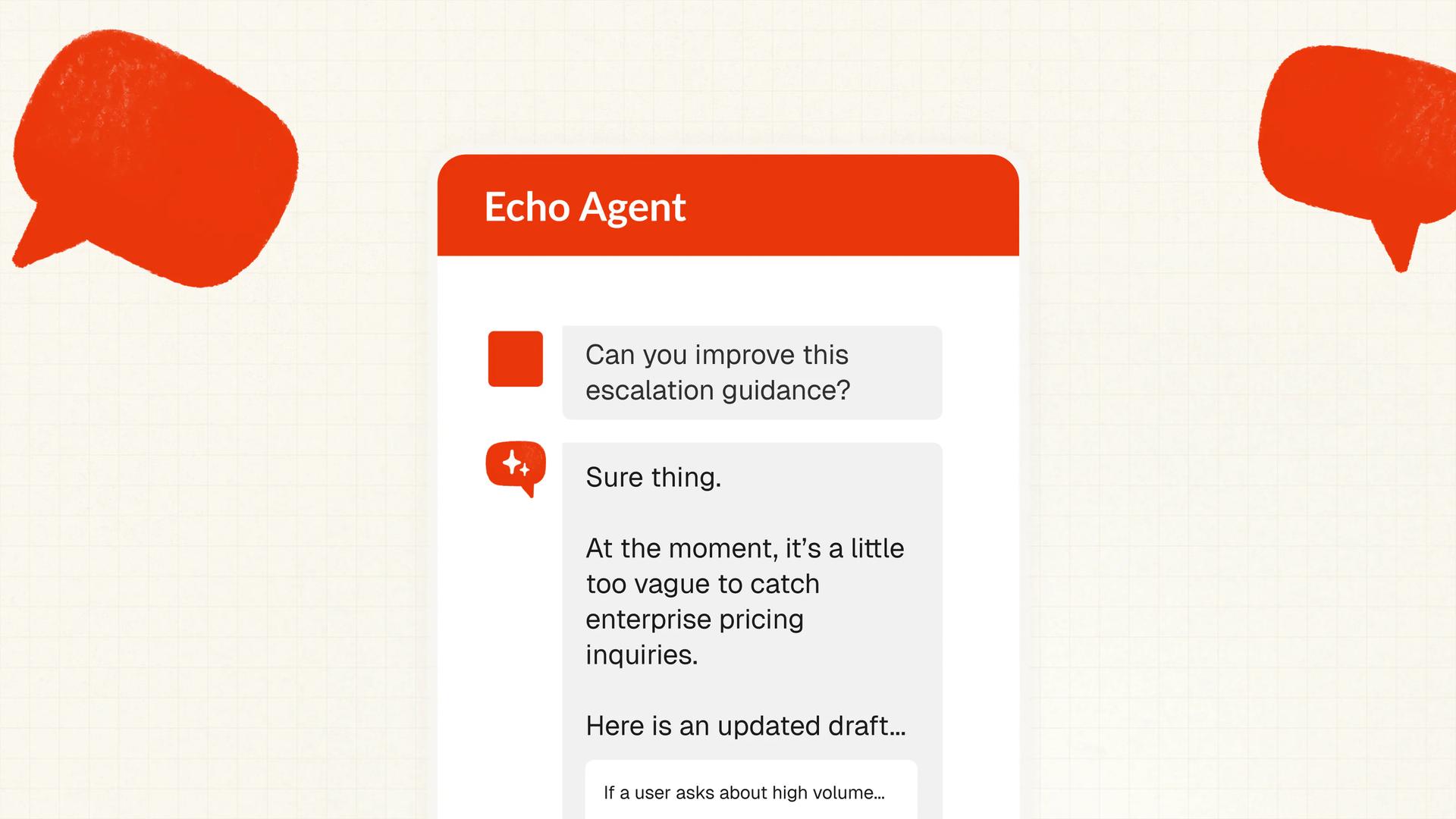 Manage and improve your AI agent just by chatting with Echo