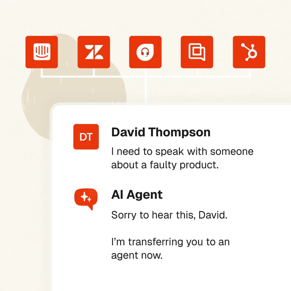 Add to Gorgias, Zendesk or your existing helpdesk in a few clicks